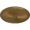 Ekena Millwork Leandros Ceiling Medallion (Fits Canopies up to 5"), 33 1/8"OD x 3 1/2"ID x 1 3/8"P, Pale Gold CM33LEPAS - alternate 2